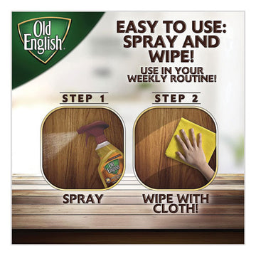 OLD ENGLISH® Lemon Oil, Furniture Polish, 12oz, Spray Bottle, 6-carton freeshipping - TVN Wholesale